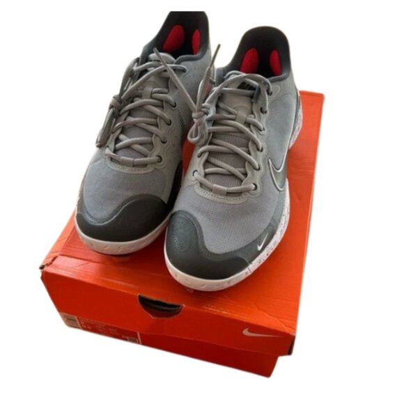 Nike Alpha Huarache Elite 3 Low Grey / White Baseball Cleats CK0746-011 size 8 - Picture 1 of 6